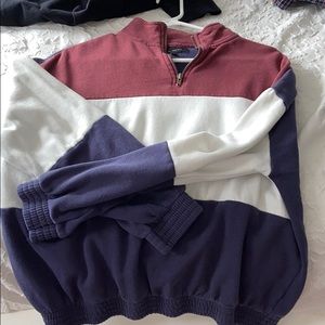 Pacsun collar zip up sweater size S